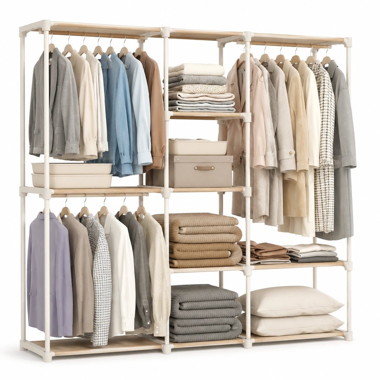 armoire-de-rangement-pliable-avec-barres-de-suspension-182-x-43-x-182-cm-noir-fisvtd5354za