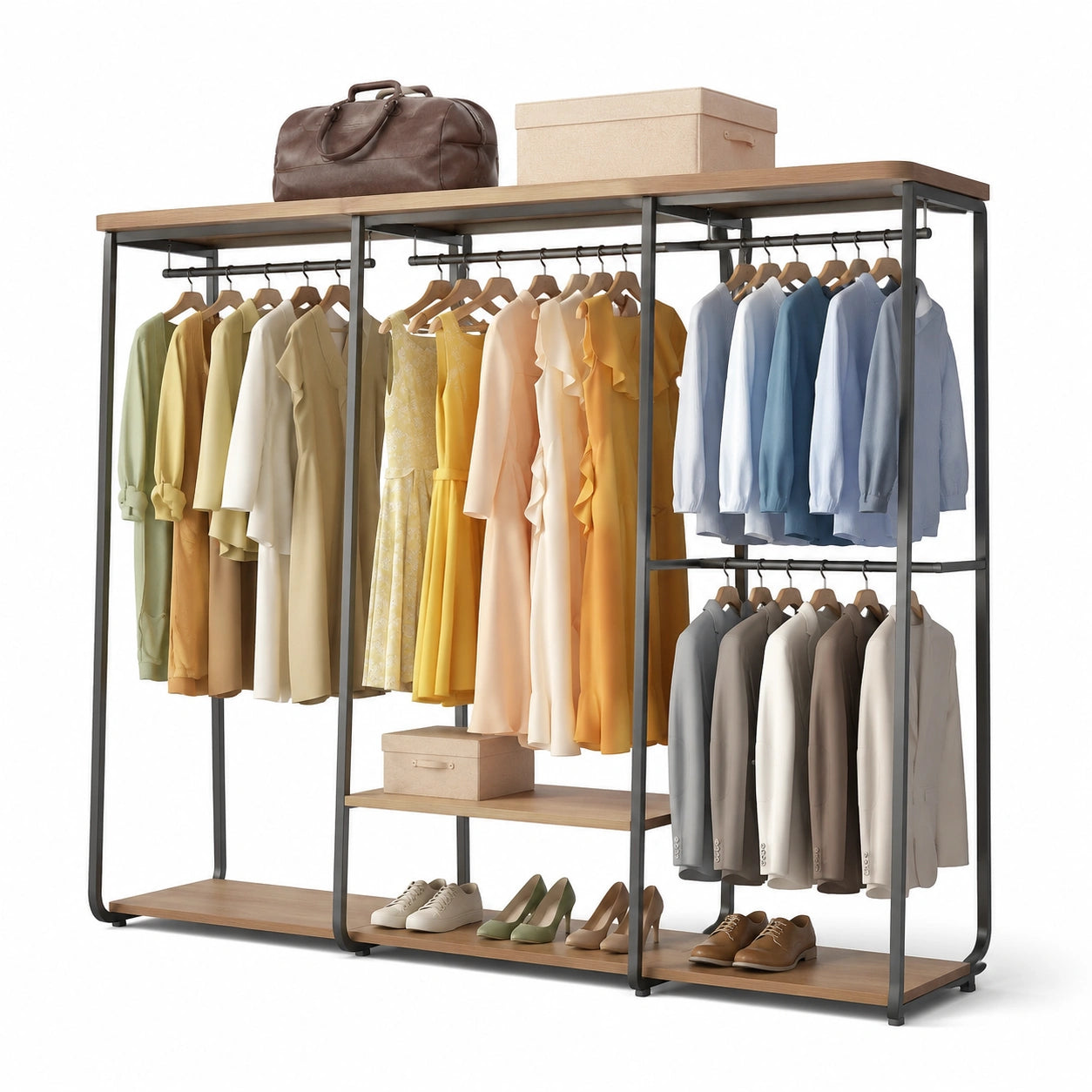 portant-a-vetements-multifonctionnel-avec-etageres-ajustables-et-barres-amovibles-wscezl5413cp