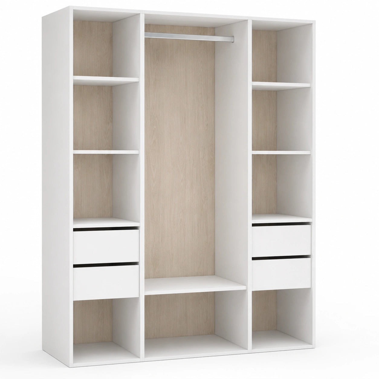 armoire-dressing-ouverte-avec-etageres-et-tiroirs-blancnaturel-ydnpdc5408nl