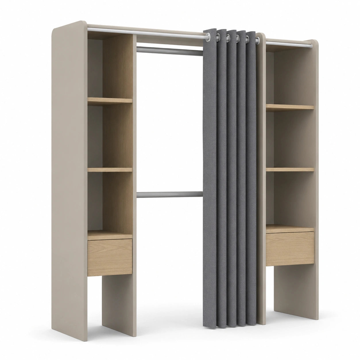 dressing-extensible-blanc-avec-double-penderie-et-rideau-gris-doskex5350km