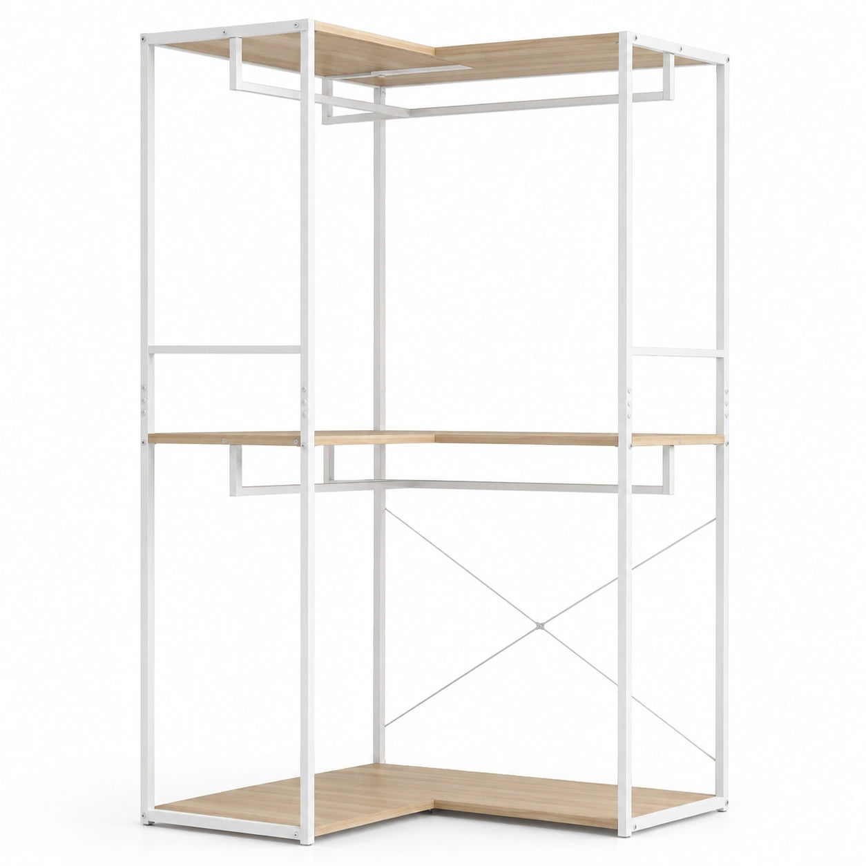 portant-d-angle-pour-vetements-avec-etageres-ouvertes-et-structure-metallique-weukti5402va