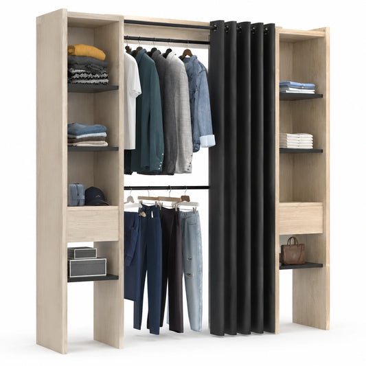 dressing-extensible-avec-etageres-et-rideau-noir-jcxfli5352hq