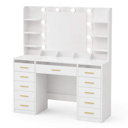 coiffeuse-moderne-avec-miroir-led-et-eclairage-rgb-grand-plateau-en-verre-11-tiroirs-colores-9-etageres-table-de-maquillage-avec-prise-integree-blanc-wfywic5313pt
